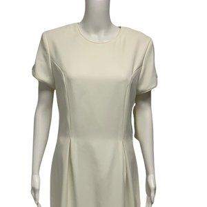 Vintage Kelly Bishop Women's Short Sleeve Front Pleat Dress Size 10